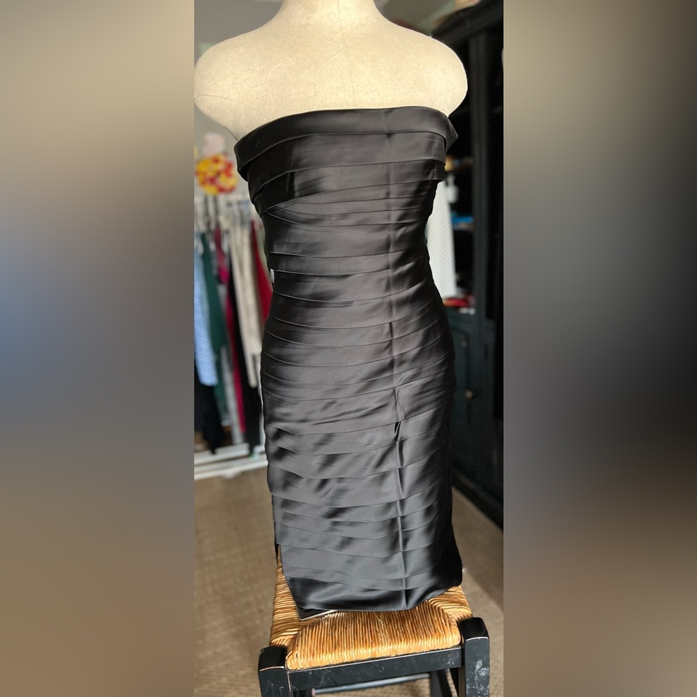 Calvin Klein  strapless, black dress